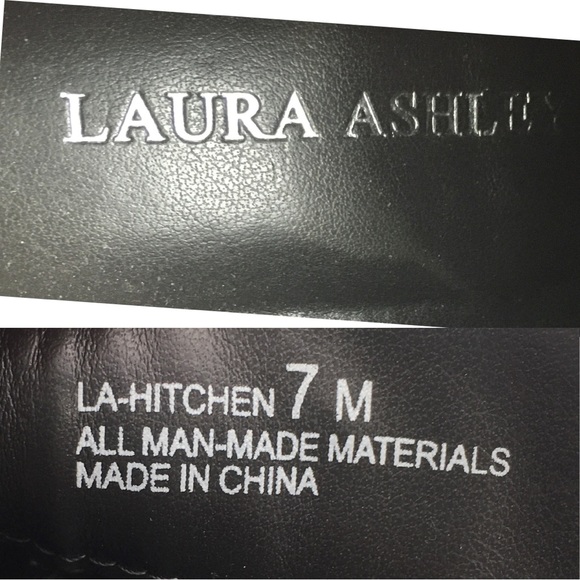 Laura Ashley Grey Reptile Print SIce Buckle Vegan Booties with Almond Toe size 7 - Picture 15 of 16